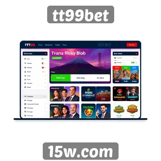 Avaliação da interface do usuário no site tt99bet
